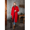 Демисезонное пальто красного цвета 20-172 755