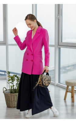 Напівпальто фуксія 20-184-675