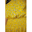 Сукня жовтого кольору в квітковий принт