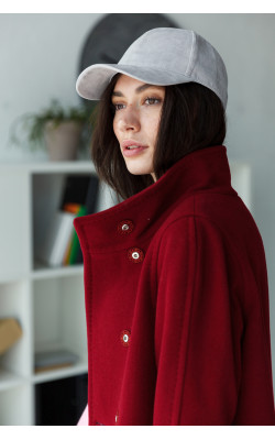 Пальто со сьемным мехом 77-1104