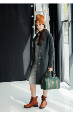 Темно-сіре утеплене пальто 77-1110__U 679-112-6