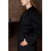 Черное пальто с утеплителем 77-1115__U675