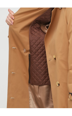 Базовий тренч кемел утеплений жилетом