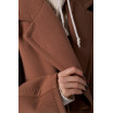 Пальто моделі Хейлі, світло-коричневого кольору