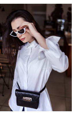 Белая базовая рубашка 77-268