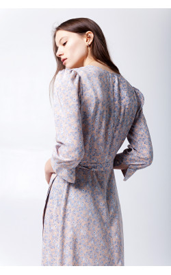 Платье-халат в пол