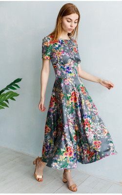 Платье с пышной юбкой 77-283