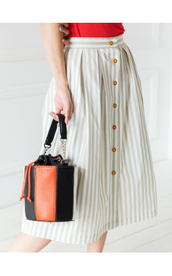 Юбка в полоску