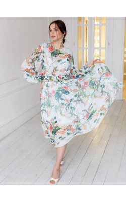 Платье из шифона