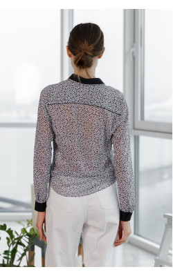 Шифоновая рубашка 77-337