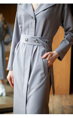 Сіра сукня 77-380-752