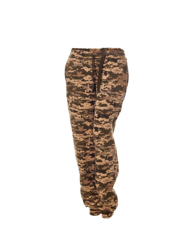 Штани жіночі з принтом піксель Штани жіночі з принтом піксель