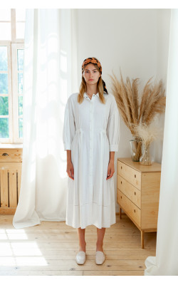 Сукня з об'ємними рукавами ліхтариками 77-416-799